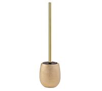 Gedy Oro, G-Astrid - Escobilla para Inodoro de Apoyo, Dimensiones 47 x 11,5 x 11,5 cm, Peso 0,648 kg, escobilla de baño de cerámica, año de garantía 2, diseño de R&S, única