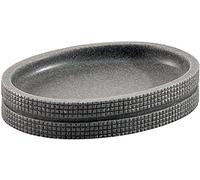 Gedy Petra Jabonera, Resina, Gris, 13,7 x 10 x 2,4