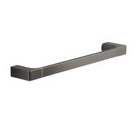 Gedy Pirenei Toallero 35cm Latón Gun Metal | L35,1 x P6,6 x H2,6 cm | Latón | Pared tornillos+tacos | Gun Metal | PVD