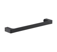 Gedy PIRENEI Toallero baño, Toallero Pared, 35,1 x 6,6 x 2,6, Negro Mate, Latón