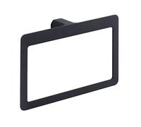 Sapho Gedy Pirenei - Portatoallas 23x15 cm, negro mate PI7014