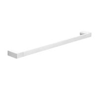 Gedy PIRENEI Toallero baño, Toallero Pared, 60 x 6,6 x 2,6, Blanco Mate, Latón