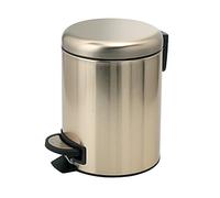 Sapho Accesorios de baño Gedy - Cubo de basura 3 l, Soft Close, oro mate 320987