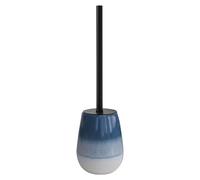 Gedy SHEJLA Escobillero baño, Cerámica, Azul, 13 x 13 x 41