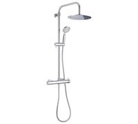 Gedy STAR PLUS 00 Columna de ducha cromo con grifo monomando, conjunto de alcachofa 4 posiciones, cabezal de ducha; flexo 150 cm, extensible 80-140 cm