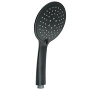 Gedy Tech 13 Alcachofa ducha, Mango ducha, Negro mate, ABS, 3 modos de chorro, ahorro de agua, fácil limpieza