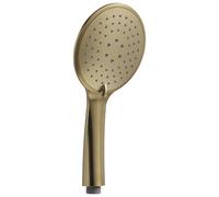Gedy Tech 15 Alcachofa ducha, Mango ducha, Oro mate, ABS, 3 modos de chorro, ahorro de agua, fácil limpieza
