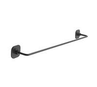 GEDY | Teide - Toallero de baño de Acero Inoxidable y Cromado, Acabado Negro, Dimensiones 5,3 x 60 x 6,7 cm y Peso 0,37 kg