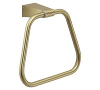 Gedy Tonale Toallero Argolla Móvil Baño Pared Acero INOX Oro Mate