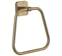 Gedy Tonga Toallero Argolla Móvil Baño Pared 17x4,6x16cm Acero INOX y Cromall Acabado Cromo, Tornillos y Biadhesivo Incluidos