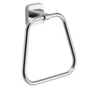 Gedy Tonga Toallero Argolla Móvil Baño Pared 17x4,6x16cm Acero INOX y Cromall Oro Rosa PVD, Tornillos y Biadhesivo Incluidos