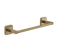 Gedy Tonga Toallero Barra Baño Pared 30cm Acero INOX y Cromall Oro Mate PVD, Portatollas con Tornillos y Biadhesivo Carga 7kg