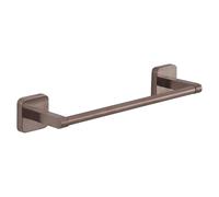 Gedy Tonga Toallero Barra Baño Pared 30cm Acero INOX y Cromall Oro Rosa PVD, Portatollas con Tornillos y Biadhesivo Carga 7kg