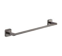 Gedy Tonga Toallero Barra Baño Pared 45cm Acero INOX y Cromall Gun Metal PVD, Portatollas con Tornillos y Biadhesivo Carga 7kg