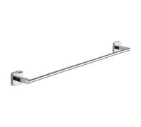 Gedy Tonga Toallero Barra Baño Pared 60cm Acero INOX y Cromall Acabado Cromo, Portatollas con Tornillos y Biadhesivo Carga 7kg