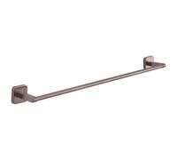 Gedy Tonga Toallero Barra Baño Pared 60cm Acero INOX y Cromall Oro Rosa PVD, Portatollas con Tornillos y Biadhesivo Carga 7kg