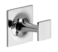 Gedy WIZARD Colgador toalla baño, Latón, Cromo, 4,9 x 4,6 x 4,9, Adhesivo