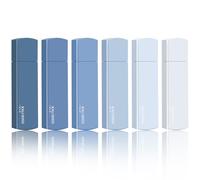 GEEHUA Rodillo corrector de 6 piezas, ratón corrector de 36 m, mini cinta correctora blanca, cinta correctora instantánea estética de secado rápido para estudiantes, escuela, oficina (blau)