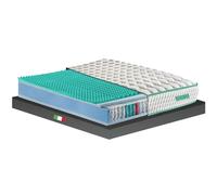 Geemma® Colchón de plaza y media 120 x 200 muelles ensacados y Memory H27 - Dispositivo médico, doble cara confort/semirrígido, ortopédico para dolor de espalda, tejido hipoalergénico - Hybrid Memory
