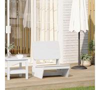 GeenYuu Silla de jardín de Madera Maciza de Pino Blanco Resistente 60x64x70,5 cm para Exterior terraza Patio balcón Porche Camping Playa Piscina Plegable reclinable Mecedora Tumbona