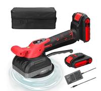Geevorks 21V Vibratoria para Azulejos,Vibrador baldosas sin cable, con Batería de 2 * 1300 mAh, 5 Engranajes Ajustables