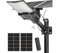 Gefolly SL-18000W Farolas Solares Exteriores, Focos Led Exterior Solares | 6500K Potente Farolas Luces Solares Exterior, IP67 Impermeable Luz Solar Exterior Lampara Solar Jardín Para Garage Patio