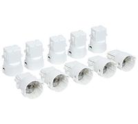 Gefom 66161-10 enchufes B22 de conexión rápida, Color Blanco