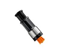 GEFU 13421 FLEXICUT - Cortador de verduras y frutas (cortador de acero inoxidable con accesorio centrador)
