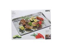 Gefu 14766 bandeja de horno parrilla y horno rectangular acero inoxida