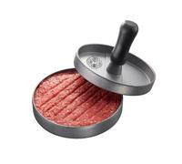 Gefu bbq prensador para hamburguesas negro, gris aluminio, plástico