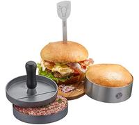 Gefu juego de hamburguesas para barbacoa: juego de 3 piezas para hambu