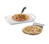 Gefu pizza bundle 3-pcs. con piedra de pizza darioso, cortador de pizz