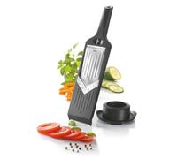 GEFU Rallador de verduras Violi, ajustable, plástico negro, 32 x 9 x 5,5 cm, GF50440