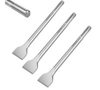 GEINXURE SDS-Max Cincel de Desbaste 3 Piezas 40CR 18x300x50mm para Martillo Rotativo - Limpieza de Escombros y Depósitos