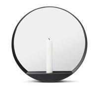 Gejst Espejo / Candelabro Glim Ø28 cm negro