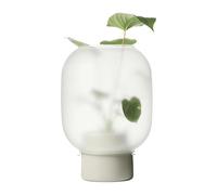 Gejst Maceta con cristal pavonado Nebl Ø26 cm Gris