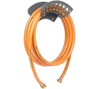 GEKA Juego de calderas con manguera de PVC, 1/2", longitud de manguera de 5 metros, con soporte de pared, juego de manguera, 13.8214.9