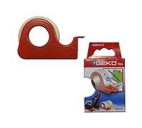 Geko 47100 Cinta Adhesiva con Dispensador, Transparente, 10 m