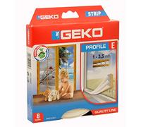 Geko 940000 - Cinta adhesiva selladora, color: blanco