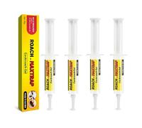 Gel para Eliminar Cucaracha,Cebo para Cucaracha,Trampa Anti Cucarachas Interior Discreta,Elimina Cucarachas Rápidamente,4pc