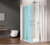 Gelco Loro - Puerta de ducha de 90 cm, cristal transparente/cromo GN4890
