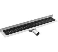 Gelco MANUS ONDA: Canal de desagüe de acero inoxidable con rejilla, para montaje en pared, modelo L-850, DN50, color mate