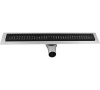 Gelco MANUS ONDA: Canal de drenaje para suelo, fabricado en acero inoxidable con tratamiento anticorrosivo, de longitud 1250 mm, diámetro nominal 50, color mate