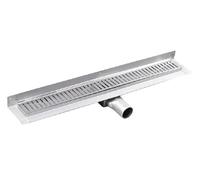Gelco MANUS ONDA: Canal de suelo de acero inoxidable con protección anticorrosiva, para montaje en pared, longitud 850 mm, DN50