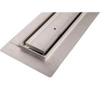 Gelco MANUS PIASTRA: Canal de desagüe para suelos, fabricado en acero inoxidable con protección anticorrosiva, para baldosas, modelo L-650, DN50