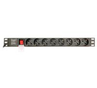 Gembird eg-pdu-014 unidad de distribución de energía (pdu) 8 salidas