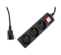 Gembird eg-psu3f-01 limitador de tensión negro 3 salidas ac 230 v 0,6