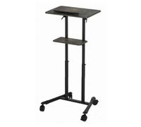 GEMBIRD Escritorio de pie TVS-DESK-01-BK Negro con ruedas pivotantes