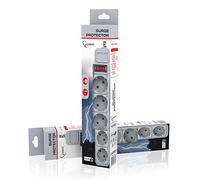 Gembird Regleta 5 enchufes con protector contra sobretensiones 10 pies