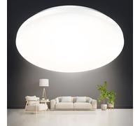 genatu Plafón LED Techo Lámpara Techo 18W 1800LM 4000K Sin Parpadeos CRI>80 Ø31cm Redondo para Dormitorio Sala Pasillo Porche